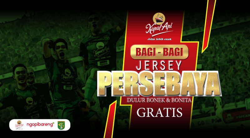 Kuis Kapal Api bagi-bagi jersey Persebaya Gratis.