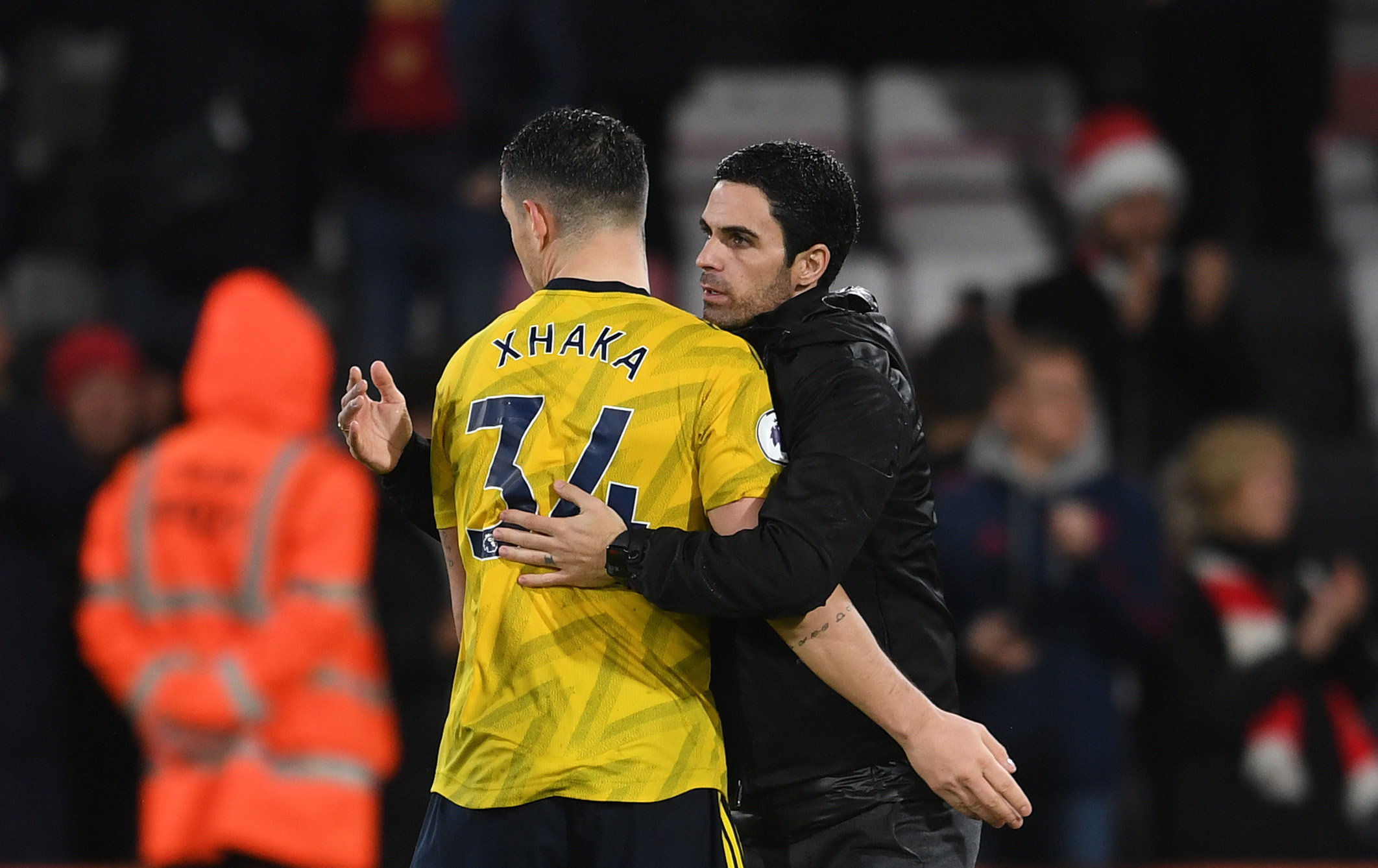 Mikel Arteta senang dengan sikap dan komitmen yang ditunjukkan pemainnya meski gagal menang. (Foto: Twitter/@Arsenal)