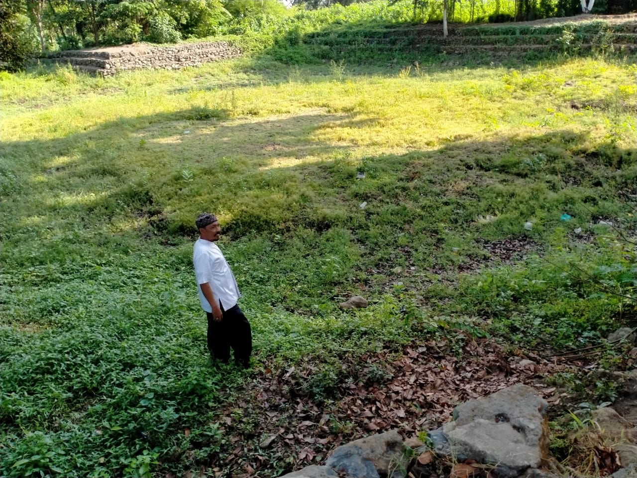 Mata air Sumberan di Kota Probolinggo yang kering. (Foto: Ikhsan/ngopibareng.id)