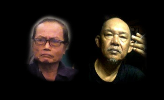 Almarhum Gatot Bhakti Sosiawan (kiri) dan Pocek. (Ngobar)