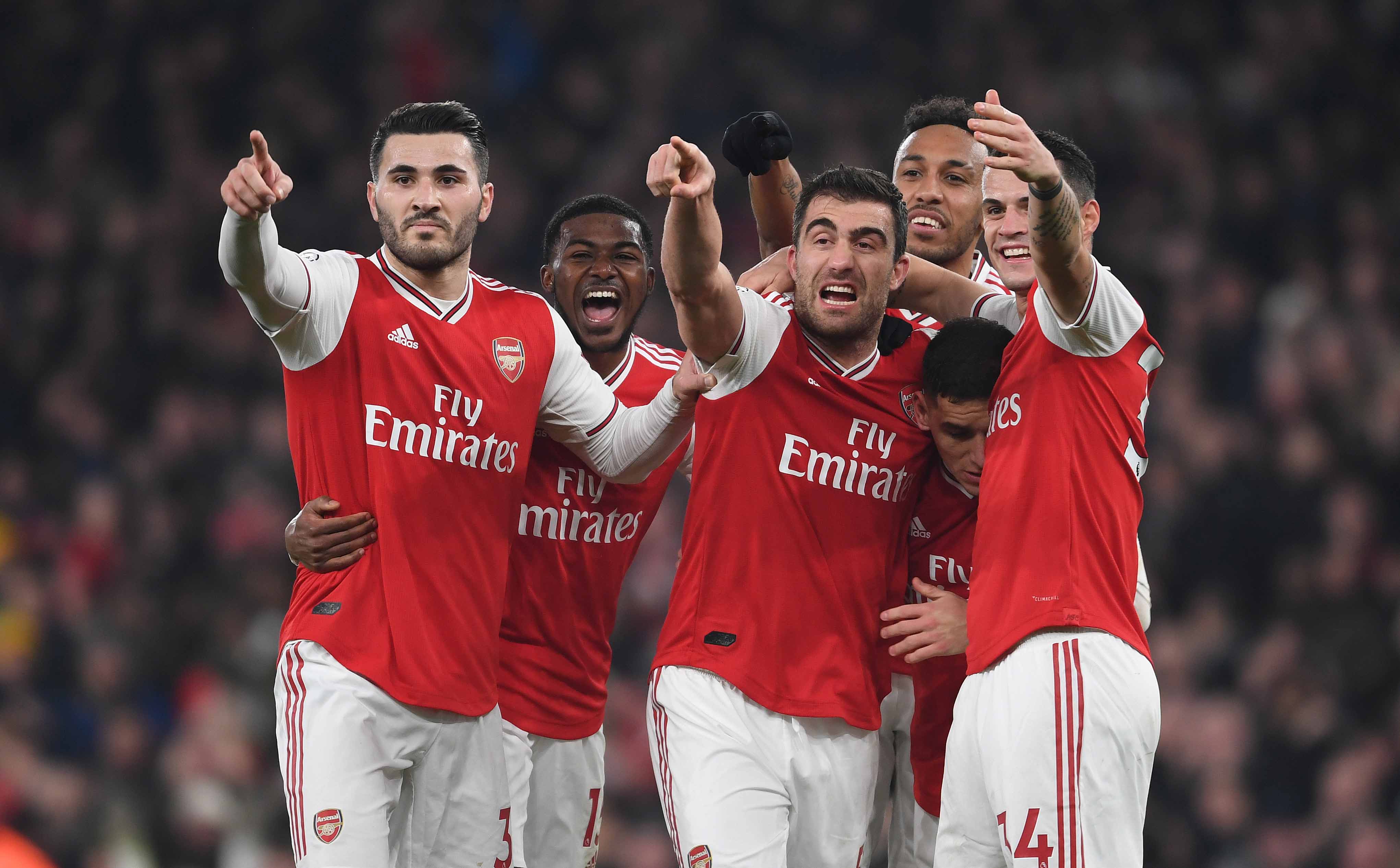 Arsenal berhasil menaklukkan Manchester United 2-0 di laga pekan ke-21 Premier League 2019-2020. (Foto: Twitter/@Arsenal)