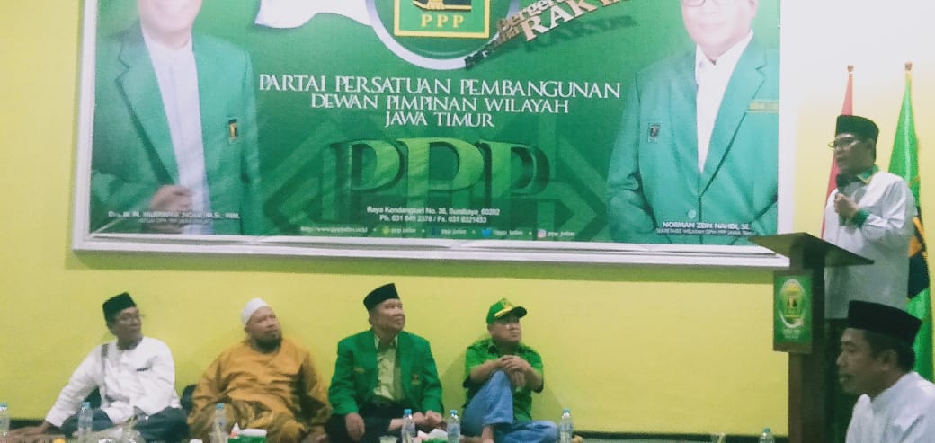 HUT PPP ke-47 di Kantor DPW PPP Jatim. (Foto: Faiq/ngopibareng.id)