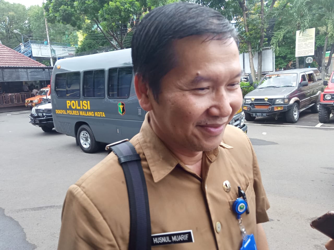 Kabid Pencegahan dan Pengendalian Penyakit Dinkes Kota Malang, Husnul Muarif, saat diwawancara. (Foto: Theo/ngopibareng.id)