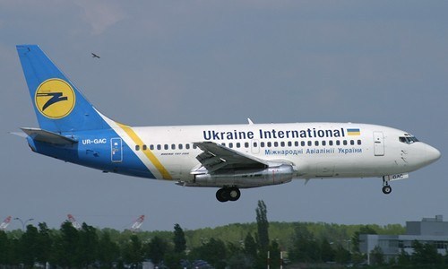 Pesawat jet Boeing 737 dioperasikan oleh Ukraine International. (Foto: Bloomberg)