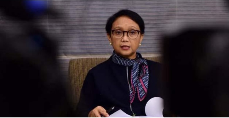 Menteri Luar Negeri Retno L Marsudi saat memberi keterangan pers. (Foto: setneg/ngopibareng.id)