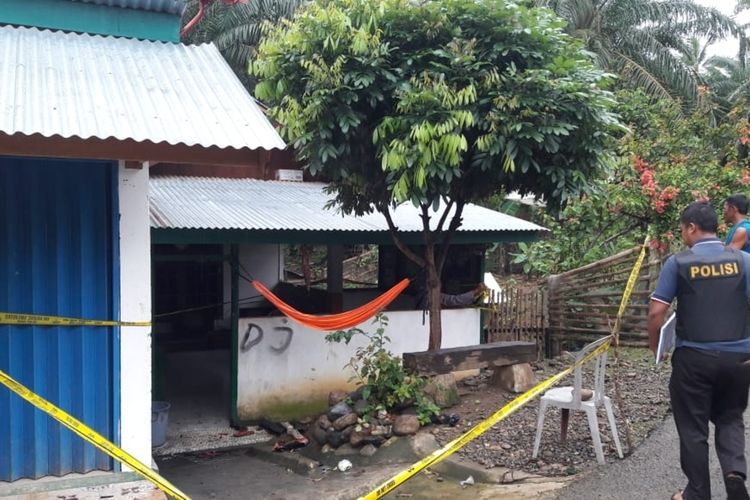 Olah tempat kejadian perkara (TKP). (Foto: Dok. Polres Seluma)