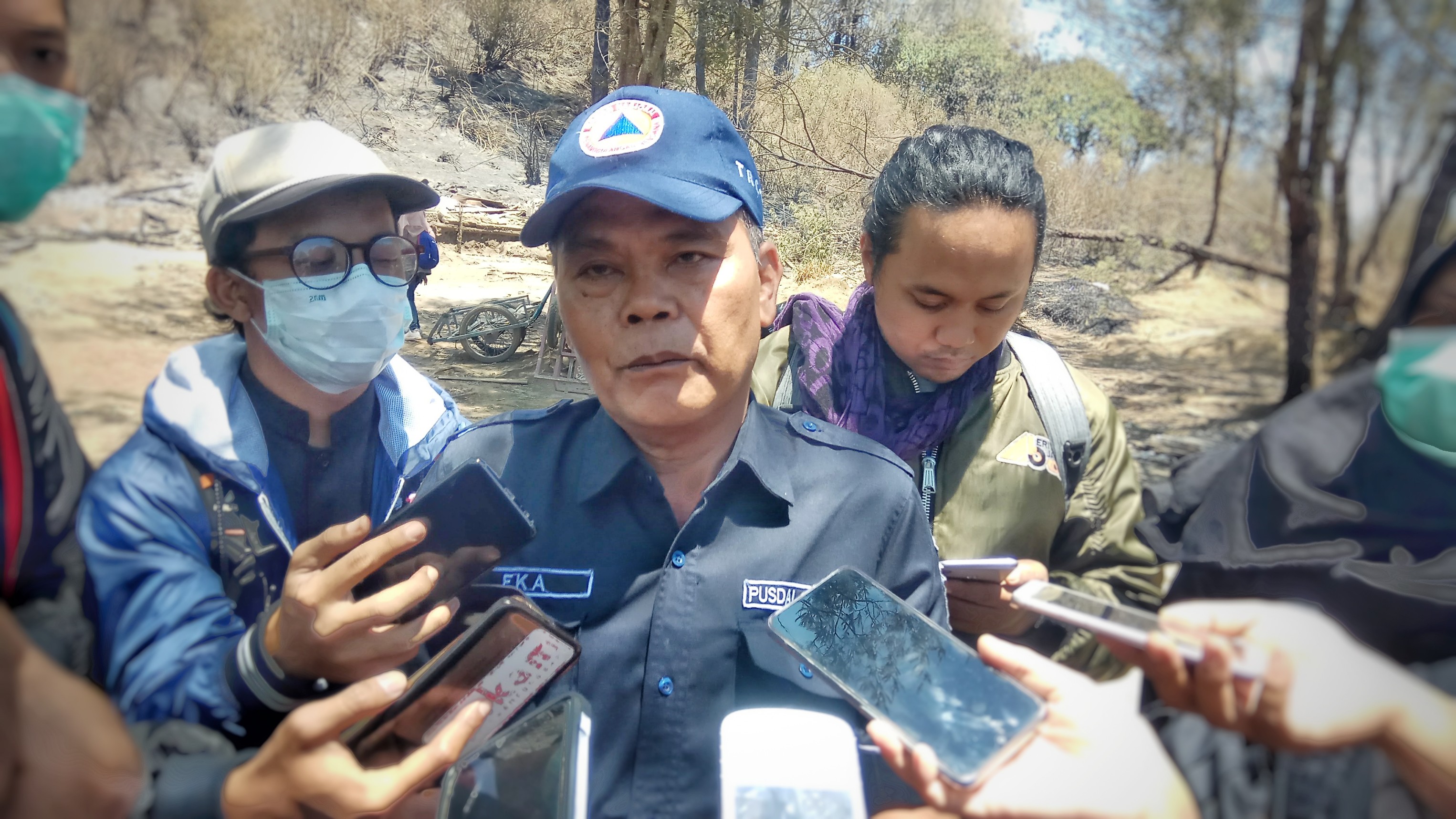 Kepala Bidang Kedaruratan dan Logistik BPBD Banyuwangi Eka Muharam (Foto : Hujaini/ngopibareng.id)