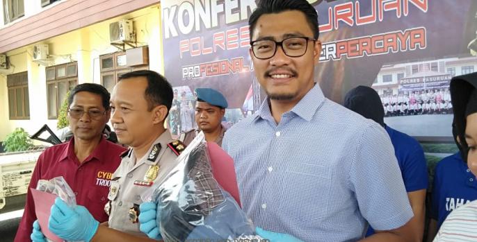 Polres Pasuruan gelar perkara kasus three some. (Foto: Dok Humas)