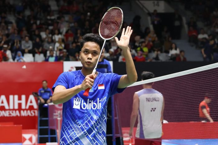 Tunggal putra Indonesia, Anthony Sinisuka Ginting. (Foto: PBSI)