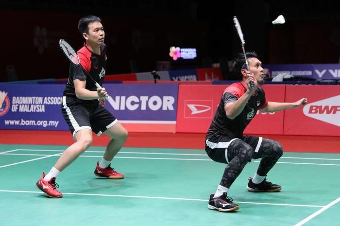 Ganda putra 'The Deddies', Mohammad Ahsan dan Hendra Setiawan. (Foto: PBSI)