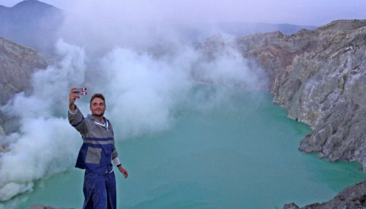 Foto ilustrasi Kawah Gunung Ijen. (Foto: Antara) 