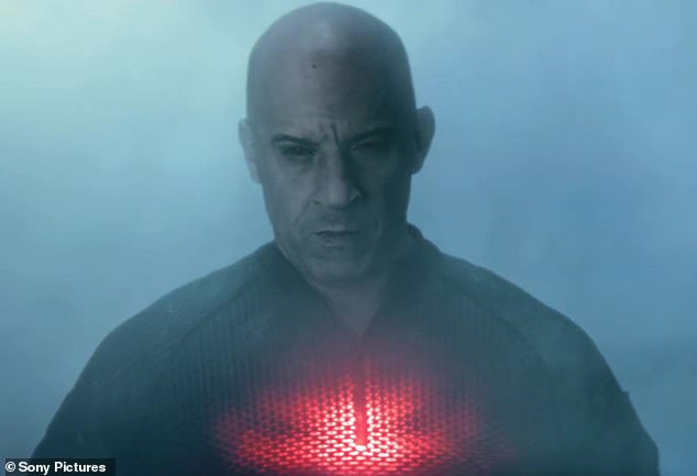 Aktor Vin Diesel berperan sebagai Ray Garrison di film Bloodshot. (Foto: Sony Pictures)