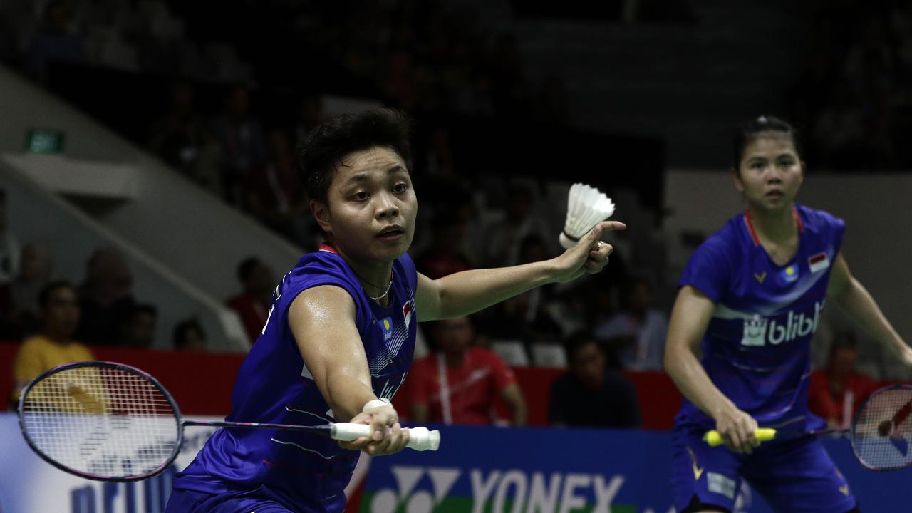 Ganda Putri Indonesia Greysia Polii/Apriyani Rahayu melaju ke final Indonesia Masters 2020. (Foto: PBSI)