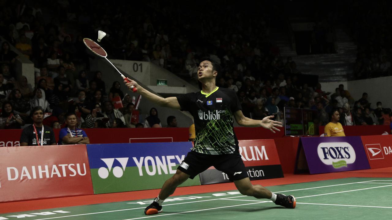 Anthony Sinisuka Ginting melaju ke final Indonesia Masters 2020 setelah menyingkirkan Viktor Axelsen. (Foto: PBSI)(Foto: PBSI)