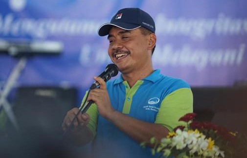 Direktur Umum PDAM Surya Sembada Mudjiaman. (Foto: Instagram humas PDAM)