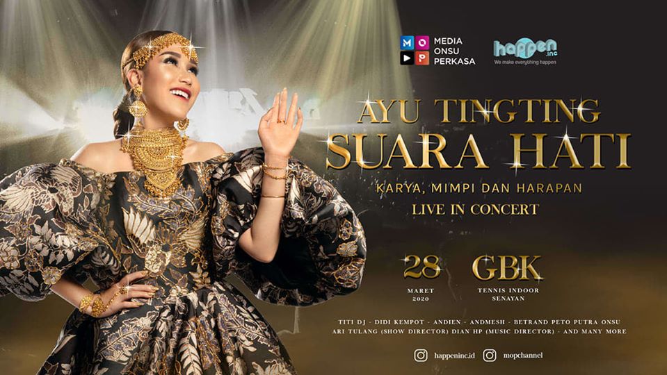 Poster konser Ayu Ting Ting. (Foto: Instagram Ayu Ting Ting)