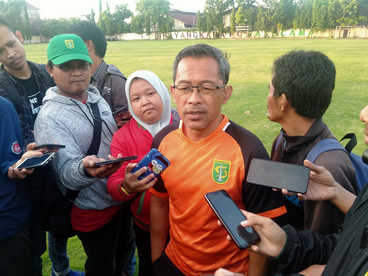 Pelatih Persebaya, Aji Santoso. (Foto: Fariz/ngopibareng.id)