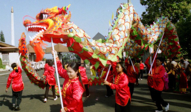 Salah satu kemeriahan dan ekspresi kegembiraan warga etnis Tionghoa. (Foto: Istimewa)