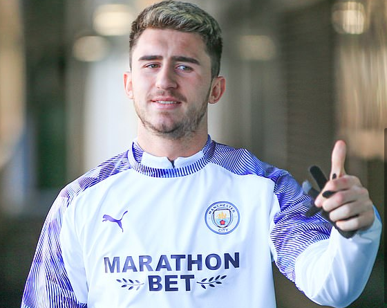 Bek Manchester City, Aymeric Laporte. (Foto: Dok. Mancgester City)