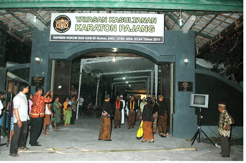 Kasultanan Karaton Pajang didaftarkan Suradi Suranegoro sebagai yayasan. (Foto: Istimewa)