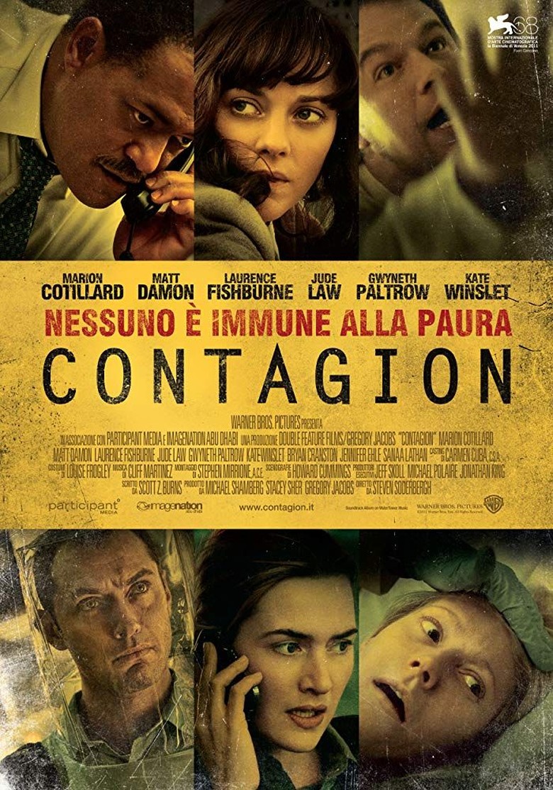 Poster film Contagion karya Steven Soderbergh. (Foto: Istimewa)