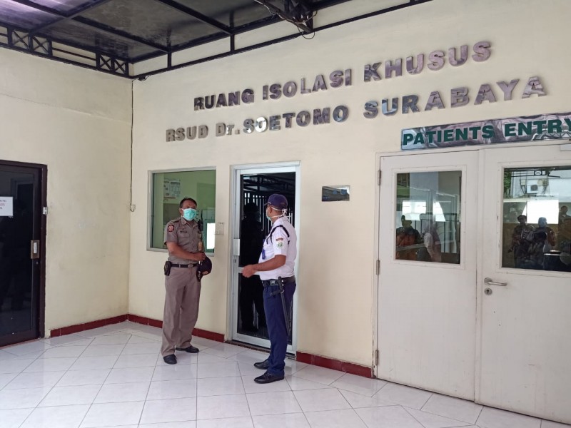 Ruang isolasi di RSUD Dr Soetomo Surabaya. (Foto: Istimewa)