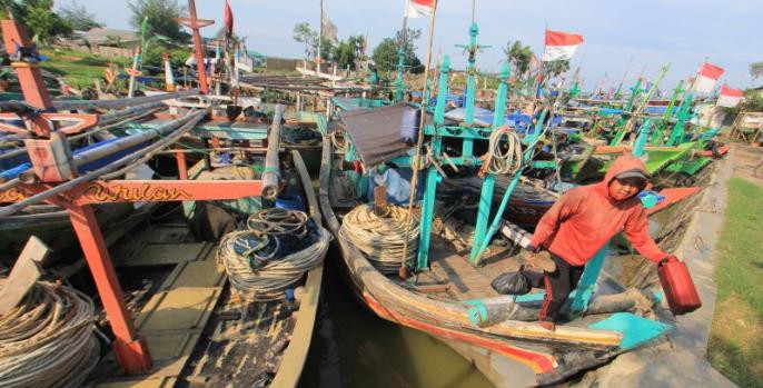 Kampung nelayan di Pasuruan masih rendah akses asuransi. (Foto: Dok Humas)