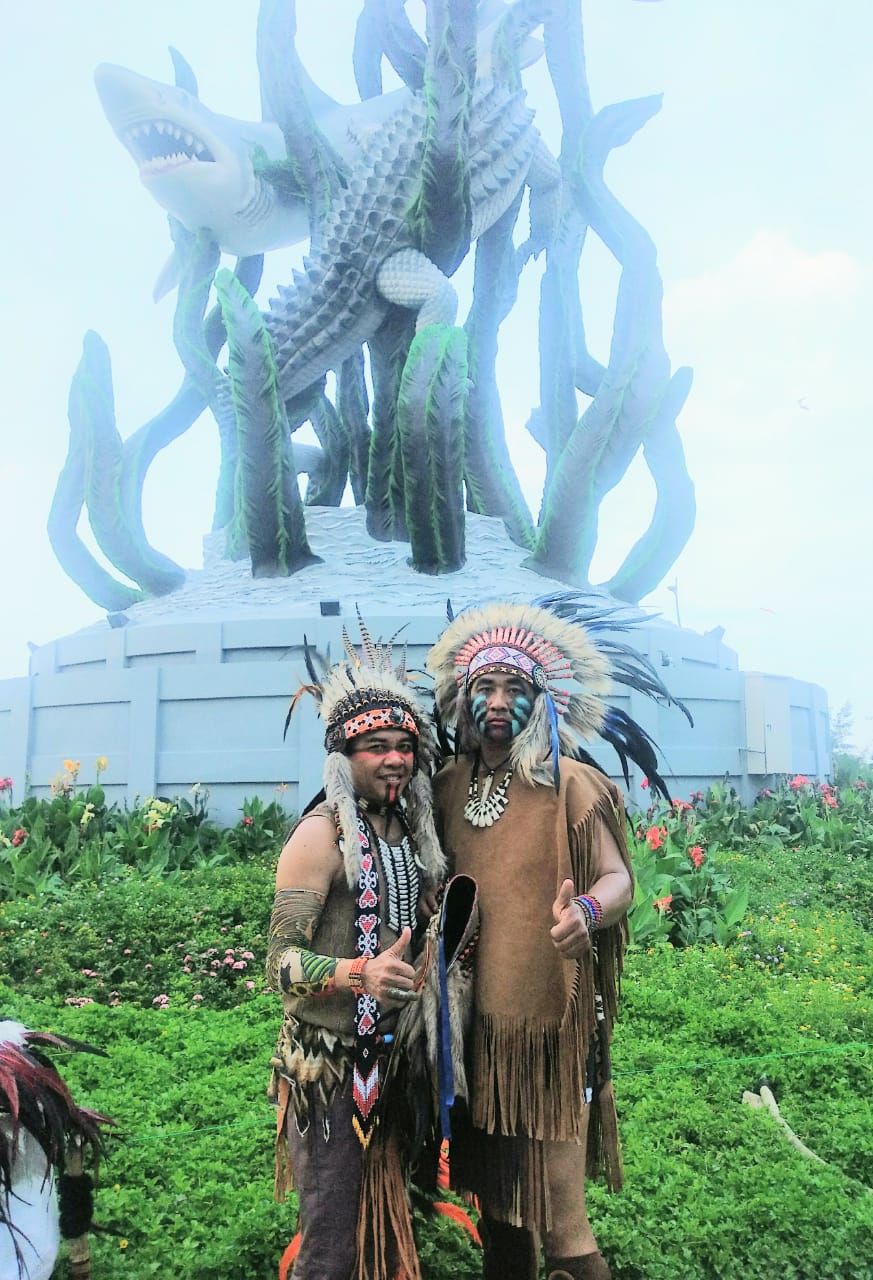 Cosplayer Indian Apache, 3 Jam Nongkrong Dapat Duit Rp700 Ribu