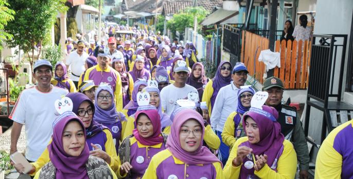 PDGI Pasuruan gelar jalan sehat kampanyekan gigi dan mulut sehat. (Foto: Dok Humas)