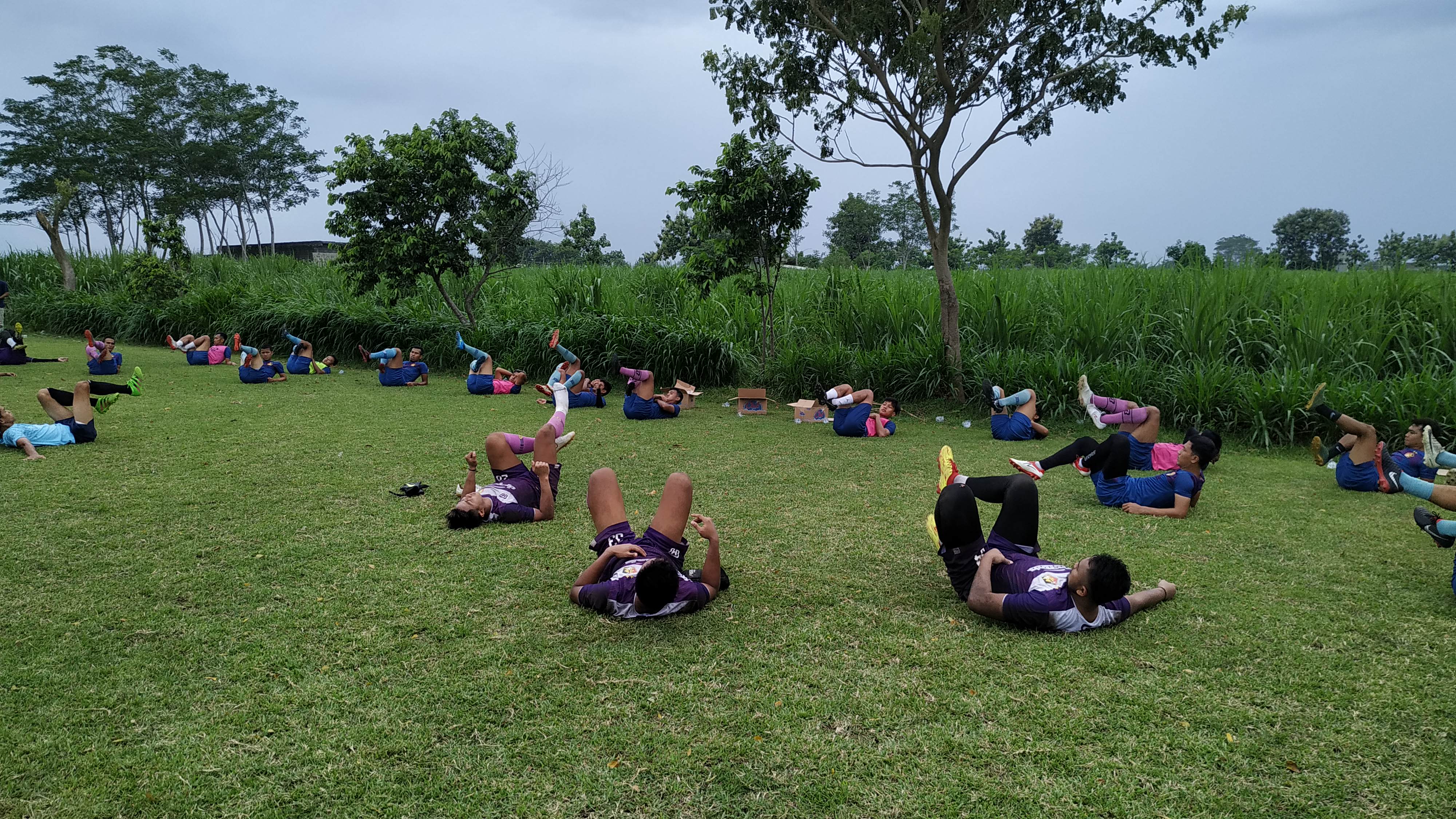 Persik Kediri menggelar sesi latihan jelang Piala Gubernur 2020. (Fendi/ngopibareng.id)