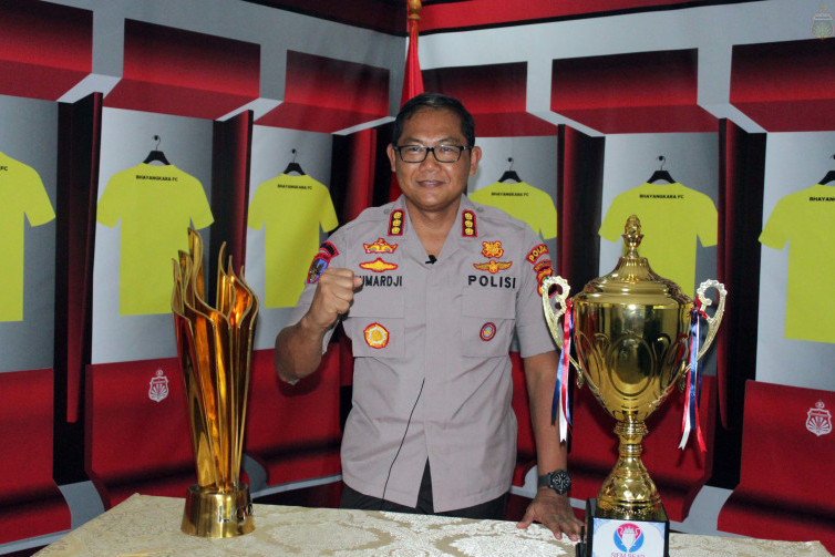 Chief Operation Officer (COO) Bhayangkara FC, Kombes Pol Sumardji yang menjabat Kapolresta Sidoarjo. (Foto: Instagram @bhayangkarafc)