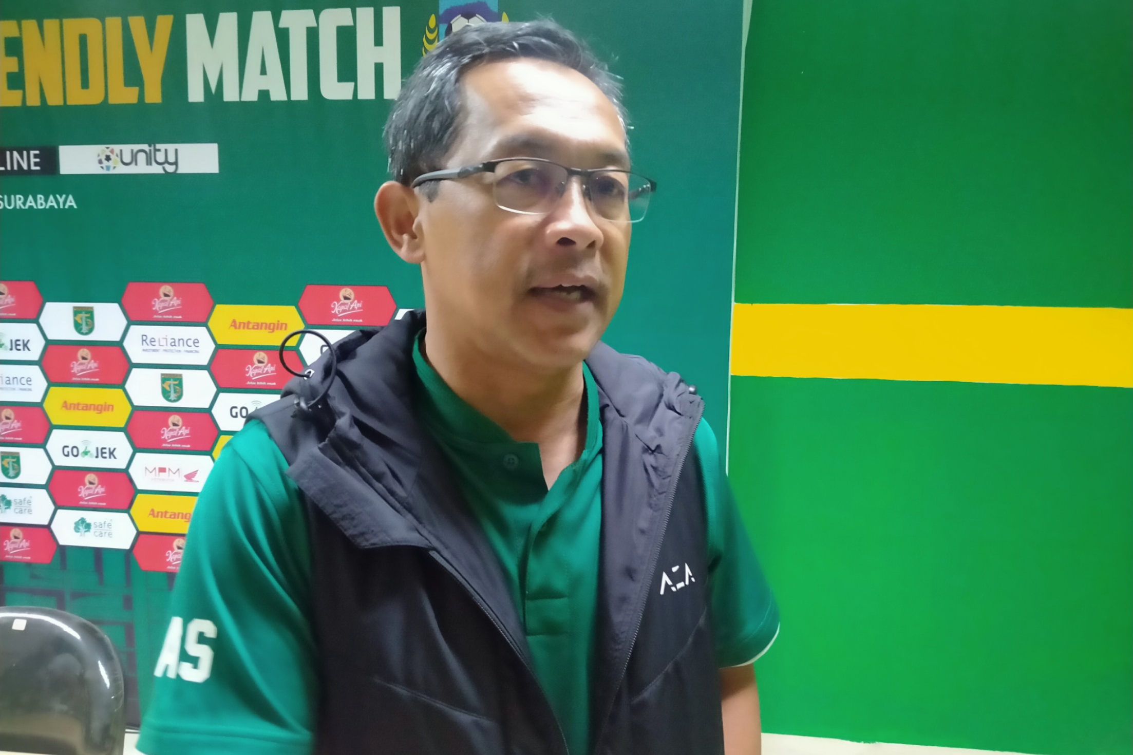 Pelatih Persebaya, Aji Santoso. (Foto: Fariz/ngopibareng.id)