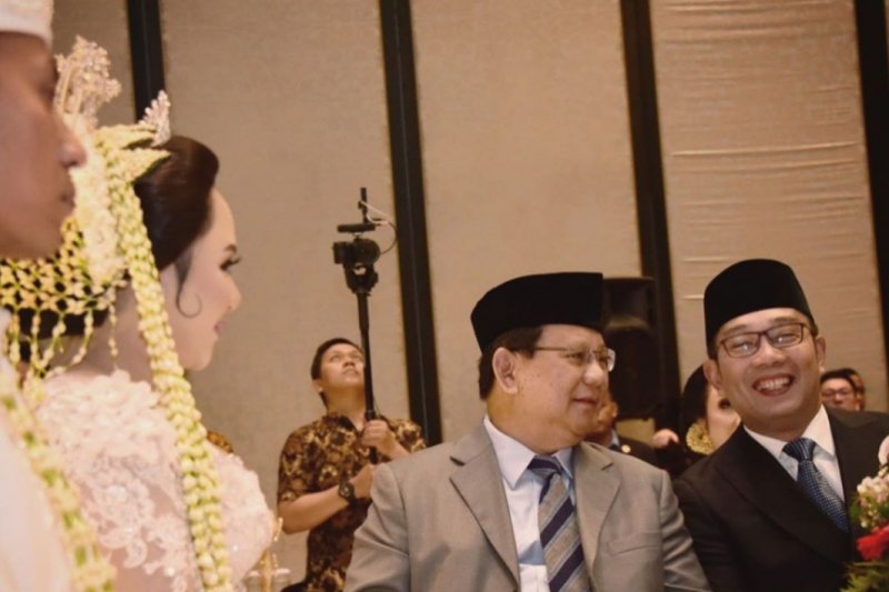 Ridwan Kamil dan Prabowo (Foto: Instagram Ridwan Kamil)