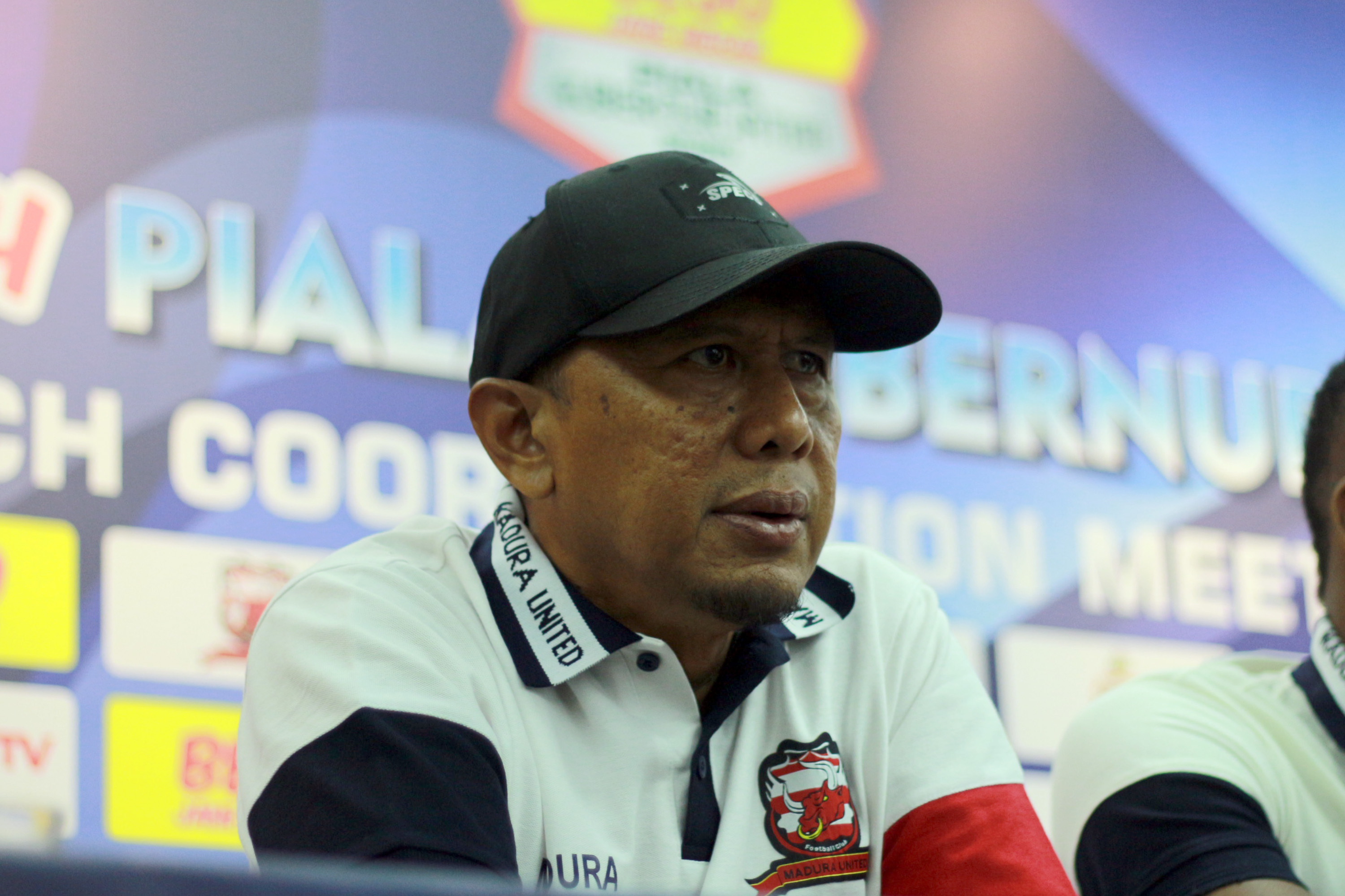 Pelatih Madura United, Rahmat Darmawan. (Foto: Fariz/ngopibareng.id)