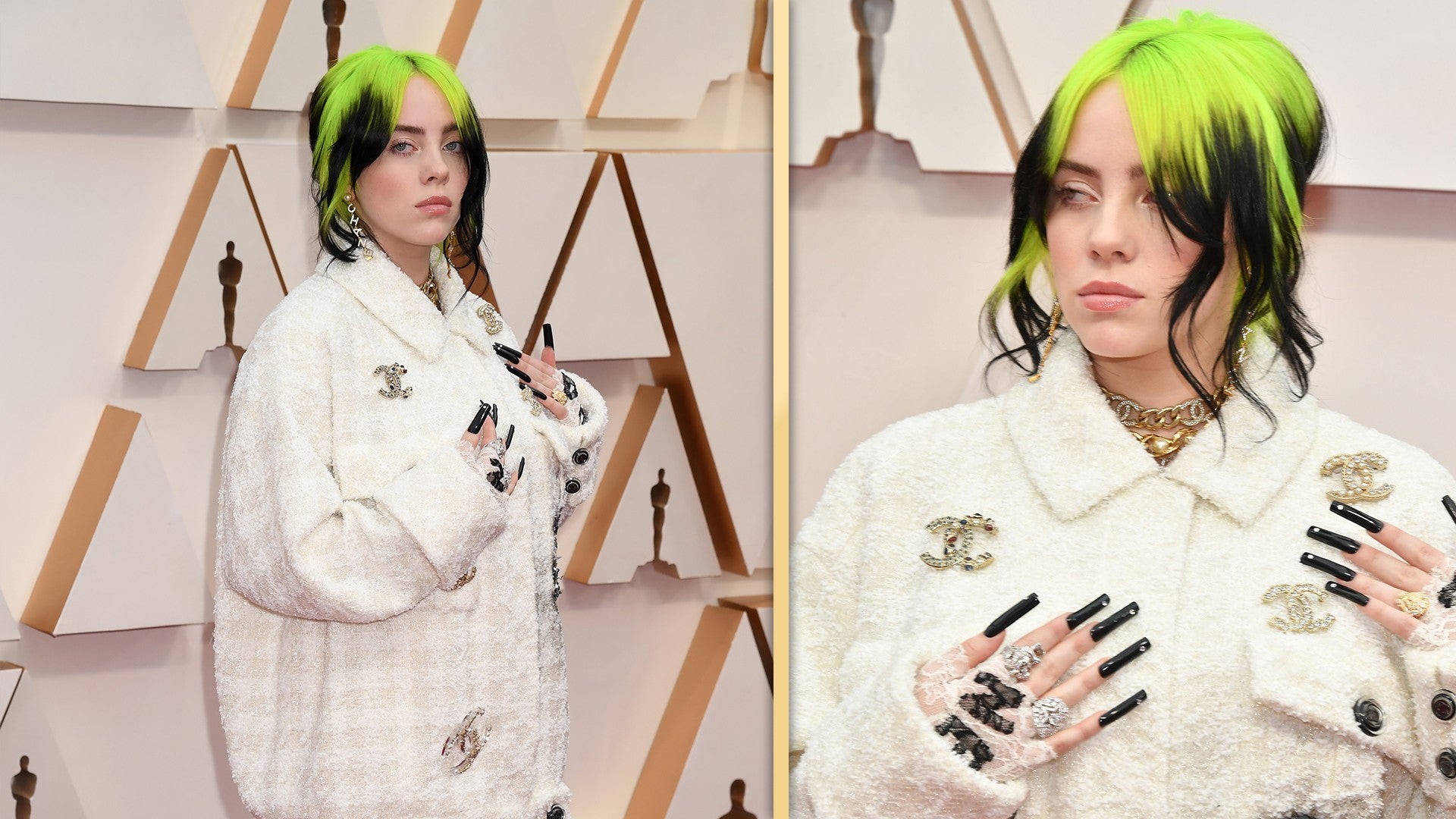 Penampilan musisi Billie Eilish di red carpet Academy Awards ke-92 atau Piala Oscar 2020. (Foto: Entertainment Tonight)