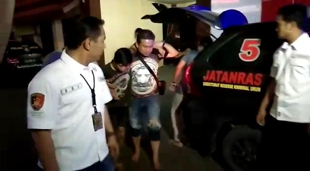 Tersangka yang ditangkap polisi atas dugaan curanmor. (Foto: Istimewa)