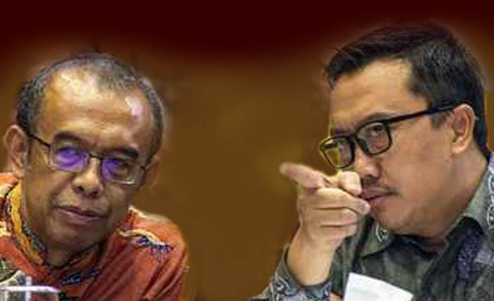 Imam Nahrawi (kanan) dan Gatot S. Dewa Broto. (Foto:Dok.Ngopibareng)