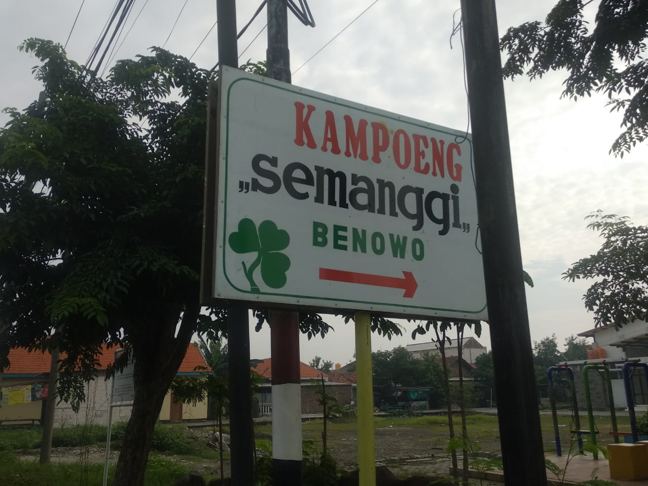 Kampung Semanggi Benowo Surabaya (Foto: Rizqi Mutqiyyah/ngopibareng.id)