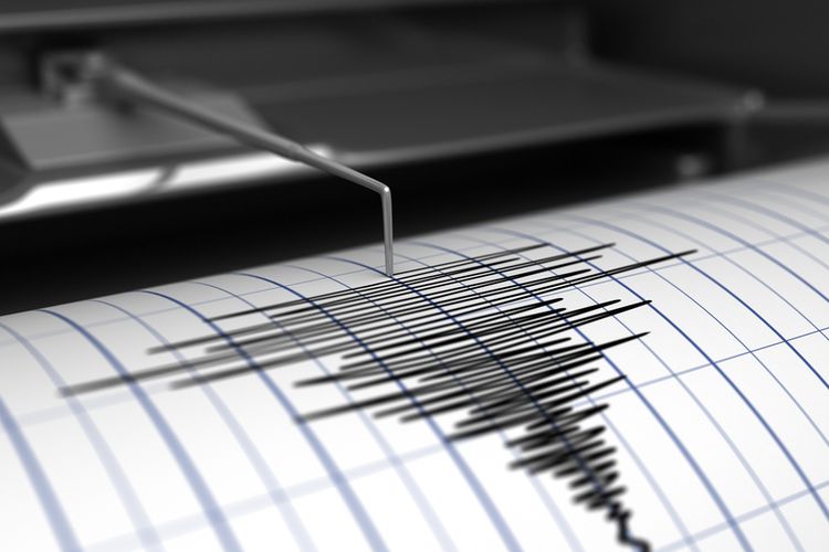 Ilustrasi gempa bumi