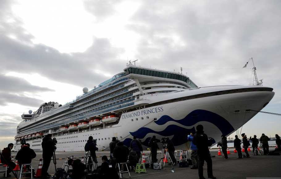 Kapal Pesiar Diamond Princess. (Foto: Antara)