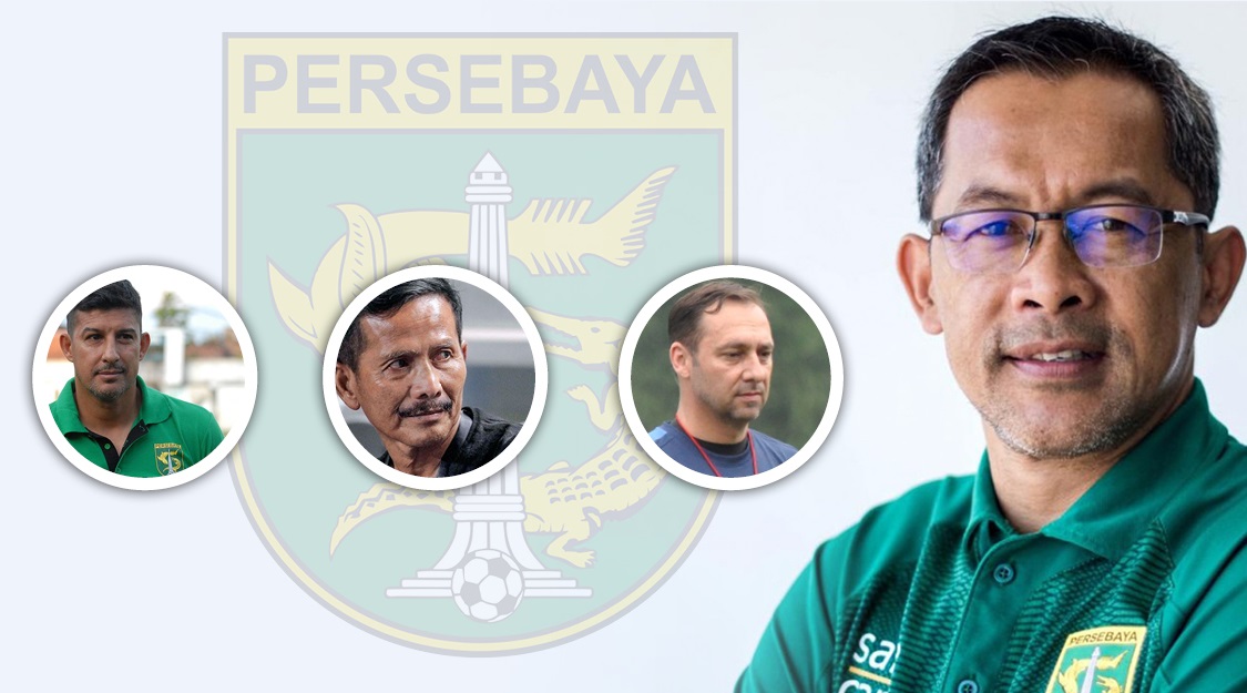 Siklus Pergantian Pelatih Persebaya. (Grafis by: Fa Vidhi/Ngopibareng.id)