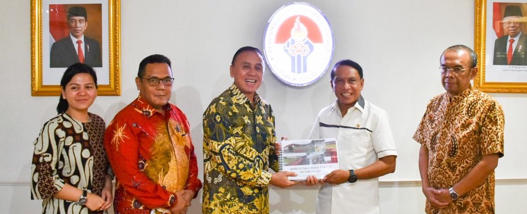 Ketua Umum PSSI Mochamad Iriawan dan Menpora Zainuddin Amali. (Foto: PSSI)