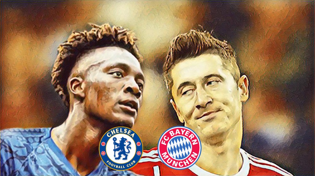 Chelsea vs Bayern Munchen. (Grafis by: Fa Vidhi/Ngopibareng.id)