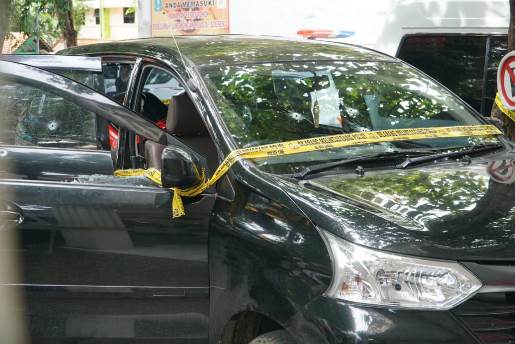 Mobil yang digunakan tersangka saat beraksi. (Foto: Istimewa)