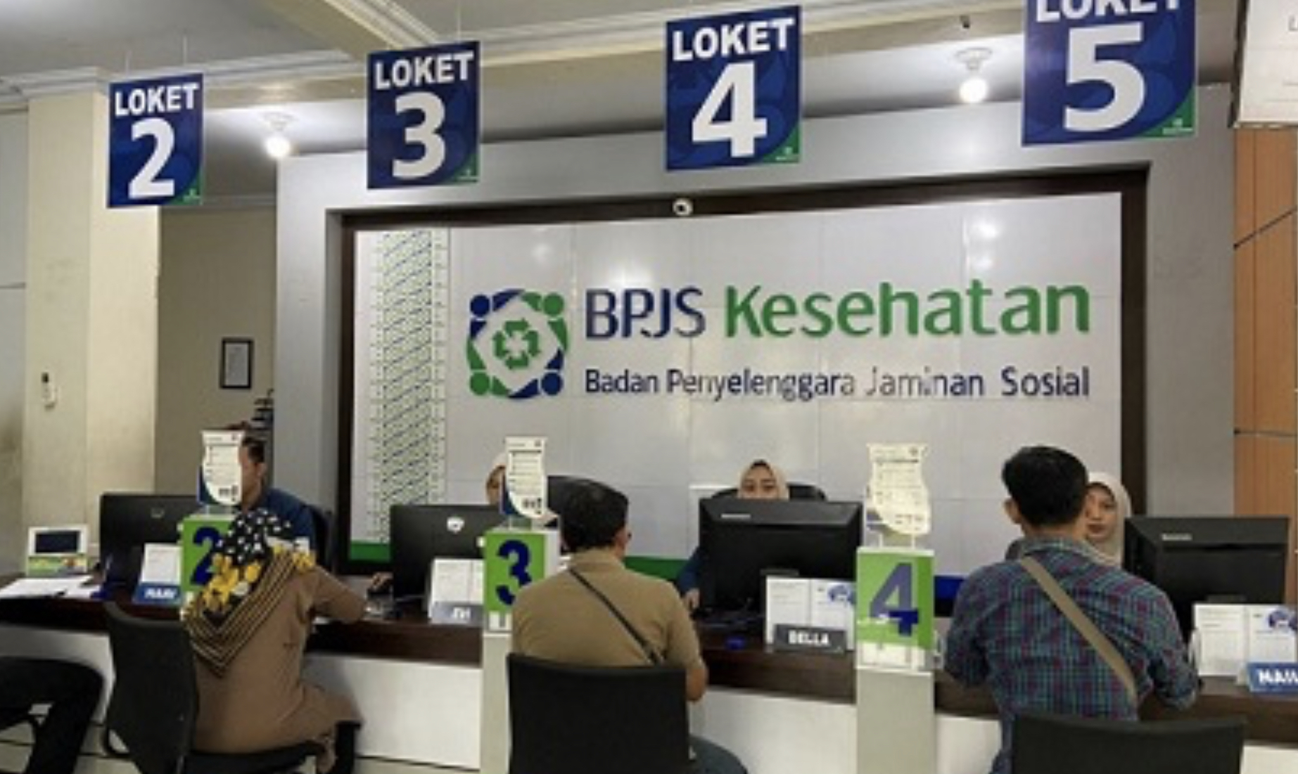 Loket BPJS Kesehatan. (Foto: BPJS Kesehatan)