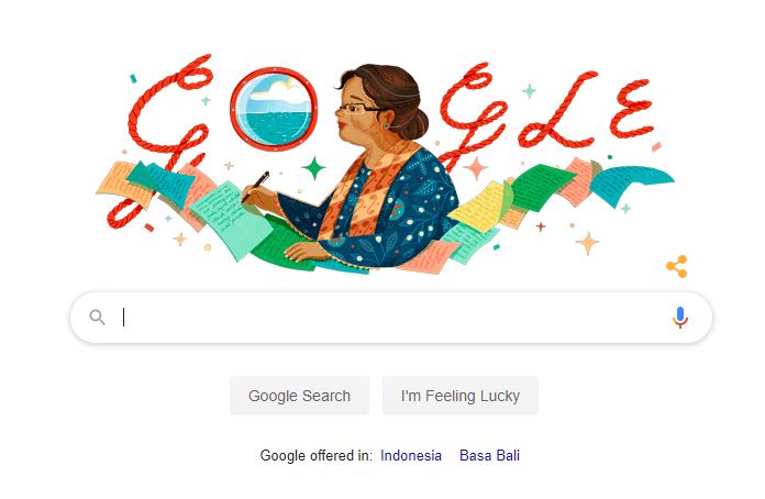 Google Doodle NH Dini. (Foto: Google)