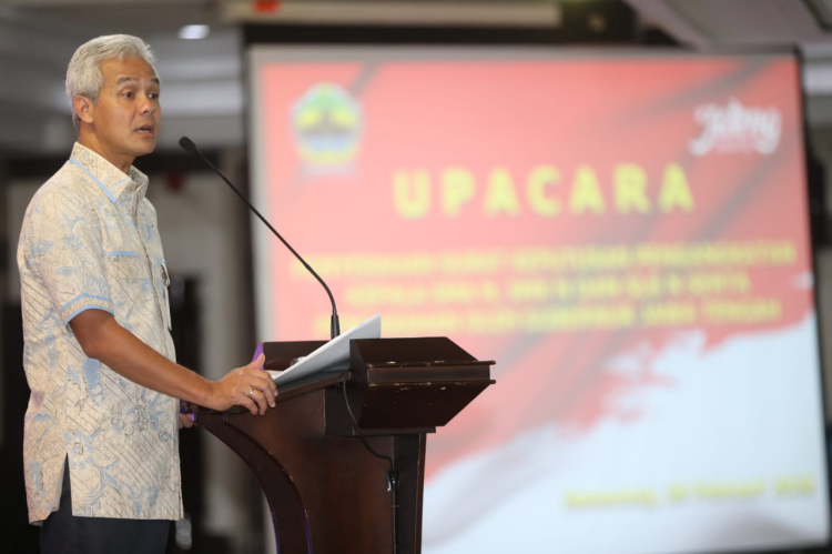 Gubernur Jawa Tengah Ganjar Pranowo. (Foto: Humas/Jawa Tengah)