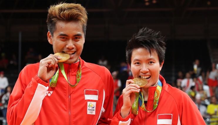 Mantan pasangan ganda campuran kebanggaan Indonesia, Tontowi Ahmad dan Liliyana Natsir alias Butet. (Foto: PBSI)