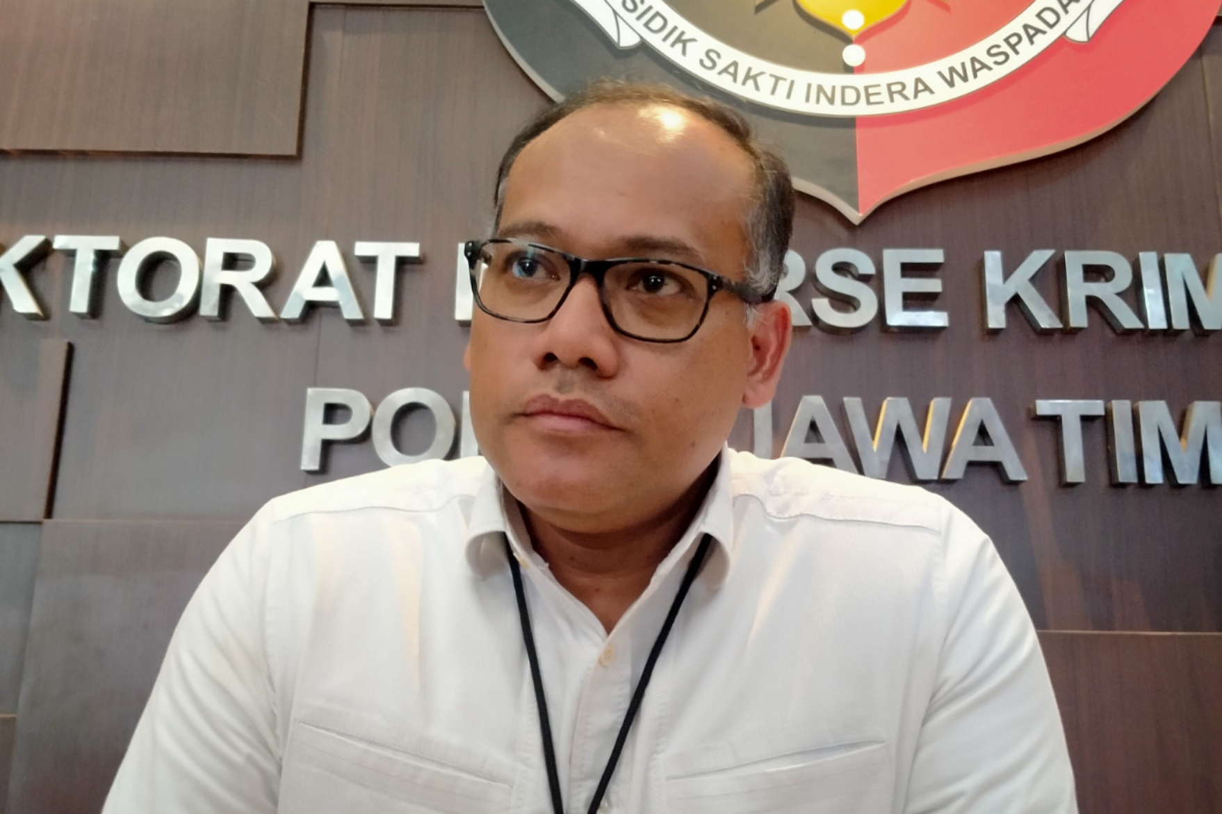 Direktur Ditreskrimsus Polda Jatim, Kombes Pol Gidion Arif Setyawan. (Foto: Fariz Yarbo/Ngopibareng.id) 