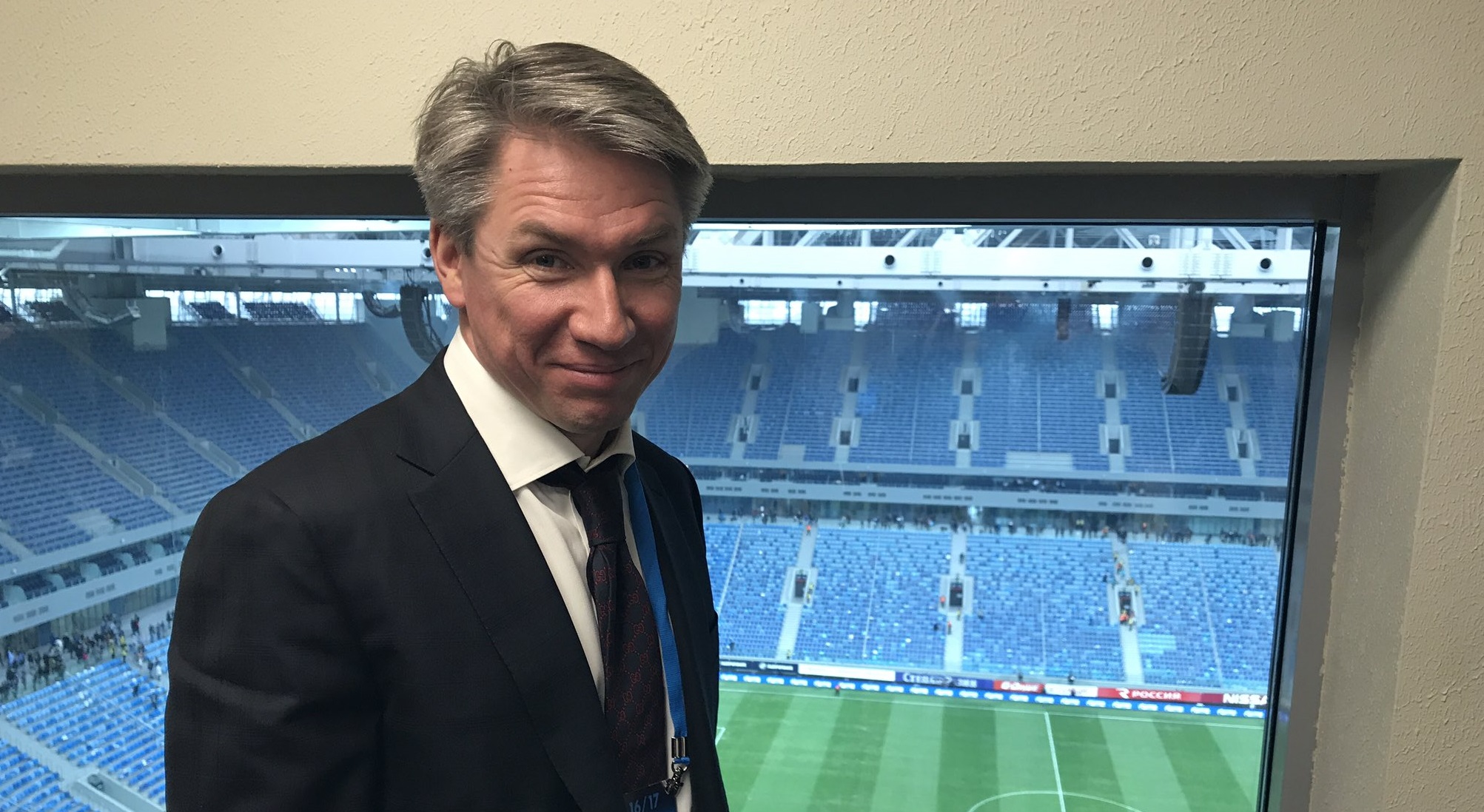 Anggota Komite Eksekutif UEFA, Alexey Sorokin. (Foto: Twitter/@Alexey_Sorokin)